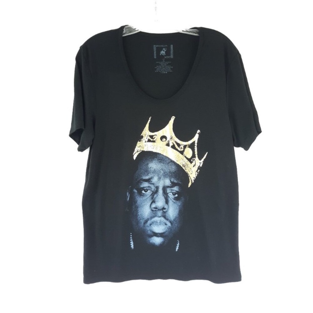 ❤ Notorious B.I.G. Biggie Smalls Black T-Shirt